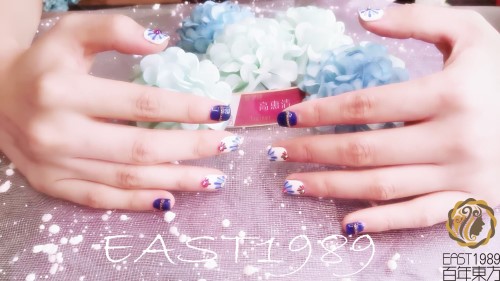 青花美甲怎么做？保定東方技工學(xué)校教你巧做美甲！